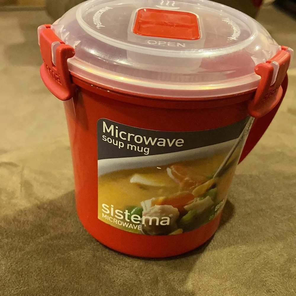 Sistema microwave soup mug NWT